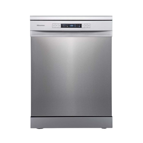 Lavavajillas HISENSE HS623D10X, capacidad: 14 servicios, clasificación energética: D, H: 84,5cm, A: 59,8cm, F: 60cm.