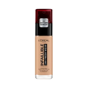 L"ORÉAL PARIS Infaillible Tono 220 Sable Sand Fondo de maquillaje de larga duración (24 horas).