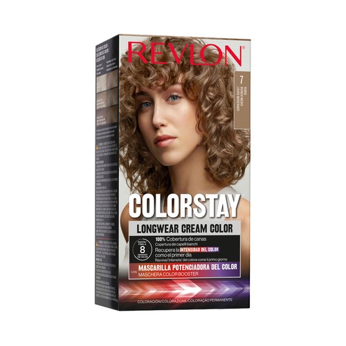 REVLON Colorstay Coloración permanente tono 7 Rubio.