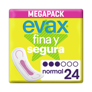 Imagen de EVAX Compresas normal EVAX Fina y segura 24 uds