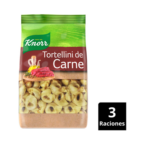 KNORR Pasta Tortellini rellenos carne KNORR 250 g.