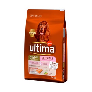 Imagen de AFFINITY Pienso de salmón, arroz y verduras para perros de +10kg, para piel sensible saco de 7 kg.