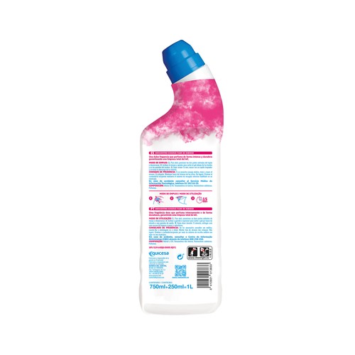 SANICENTRO Gel para WC esencia flor de hibisco 1L.