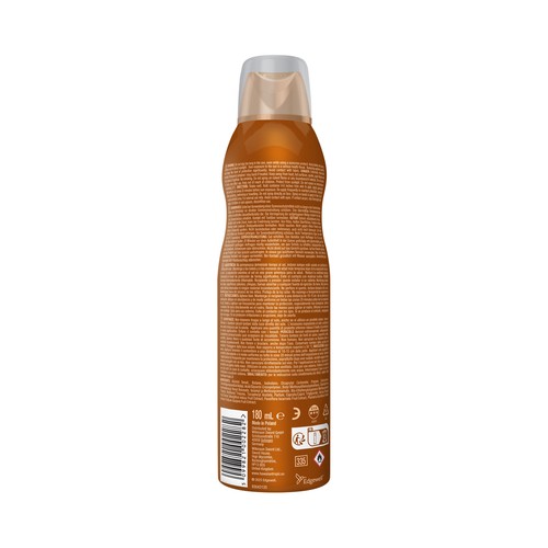 HAWAIIAN TROPIC Glowing protection Aceite solar en spray con textura bruma seca, aceite de argan y FPS 30 (medio) 180 ml.