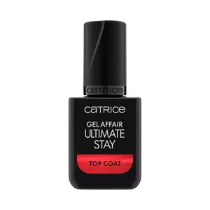 CATRICE Ultimate stay Top coat acabado brillante, manicura efecto gel.