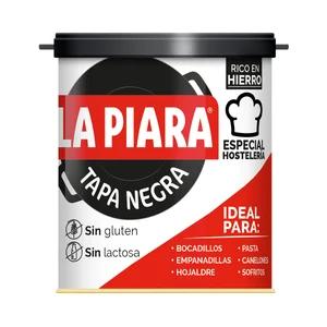 LA PIARA Paté de hígado de cerdo Tapa Negra lata de 800 gr