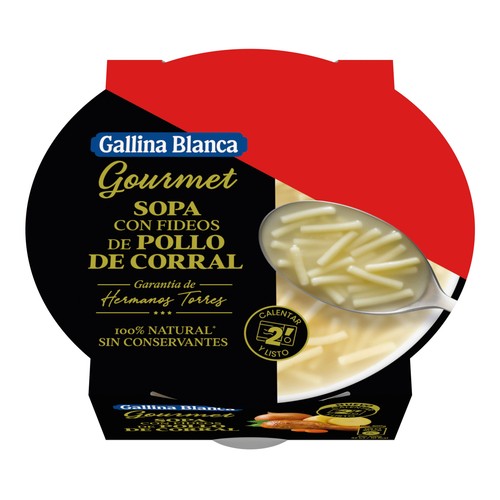 Sopa de pollo 300 g.