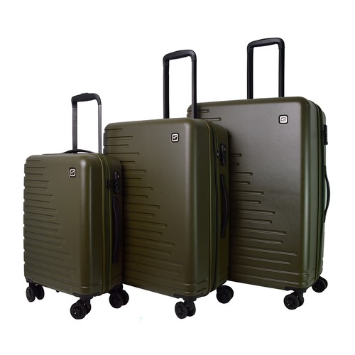 Maleta grande tipo trolley 4 ruedas khaki med:75cm. AIRPORT