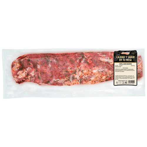 Tira de costilla en adobo estilo Argentino EMCESA 900 Gramos Aproximados