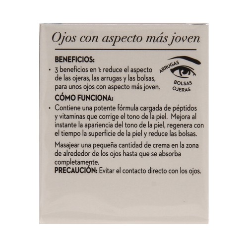 OLAY Eyes Crema correctora de ojeras, arrugas y bolsas del contorno de los ojos 15 ml.