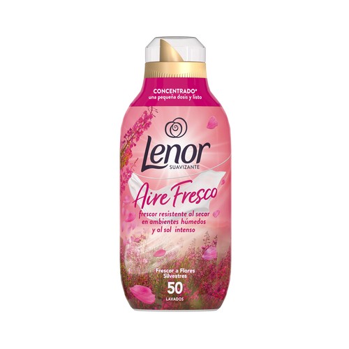 LENOR Suavizante con aroma de flores silvestres 50 DS, 700 ml.