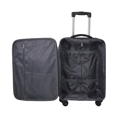 Maleta de cabina tipo trolley  4 ruedas air soft  55cm negro. AIRPORT