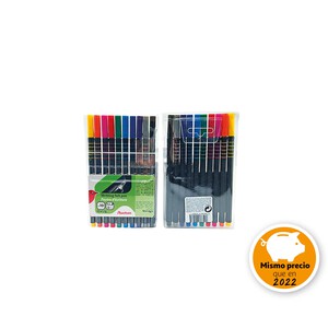 Imagen de 10 Rotuladores Punta Fibra 10 Colores ALCAMPO