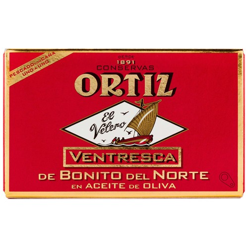 ORTIZ Ventresca de bonito en aceite de oliva 80 g.