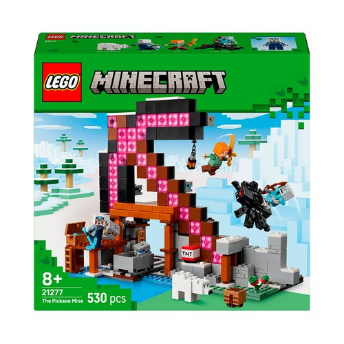 LEGO Minecraft 21277, La mina del Pico Juguete y Decoración, 530 pcs +8 Años
