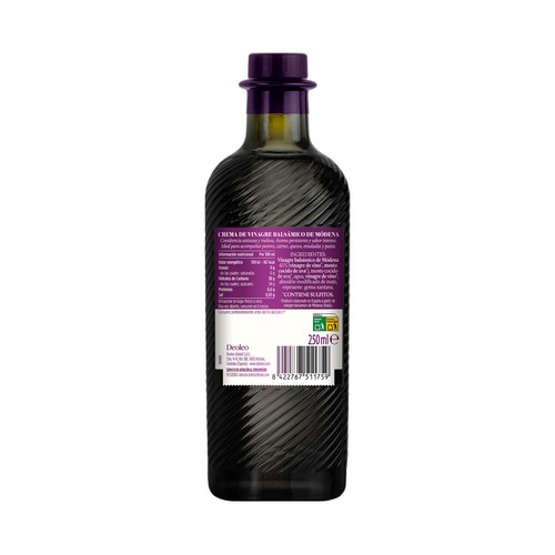 MAESTROS DE HOJIBLANCA Crema vinagre balsámico maestros del vinagre 250 ml