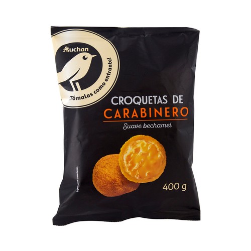 PRODUCTO ALCAMPO Collection Croquetas rellenas de suave bechamel y carabineros 400 g.