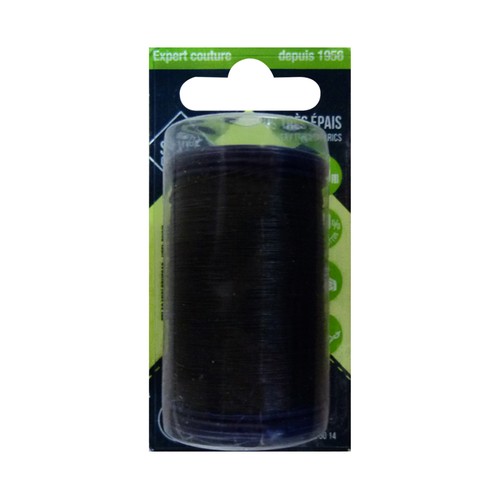 Hilo negro 100% algodón, 200m., STYLE.