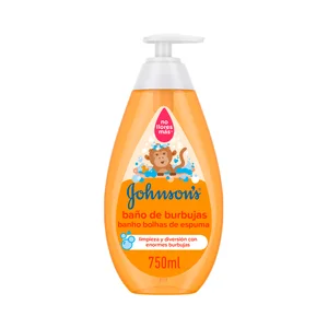 JOHNSON"S Baño de burbujas suave, con fórmula "No llores más" JOHNSON´S 750 ml.