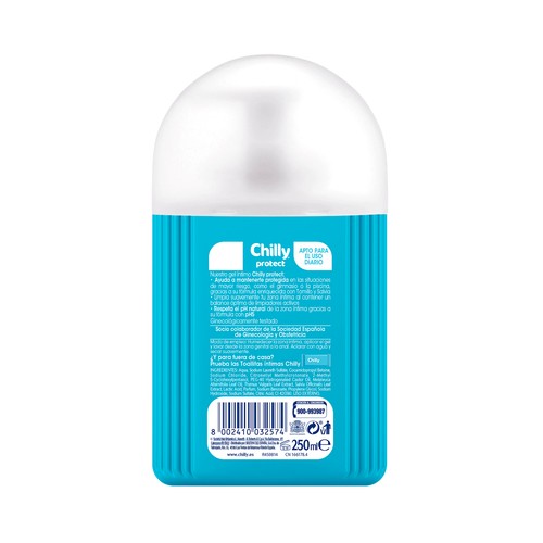CHILLY Gel de higiene intima, con fórmula activa y antibacteriana CHILLY 250 ml.