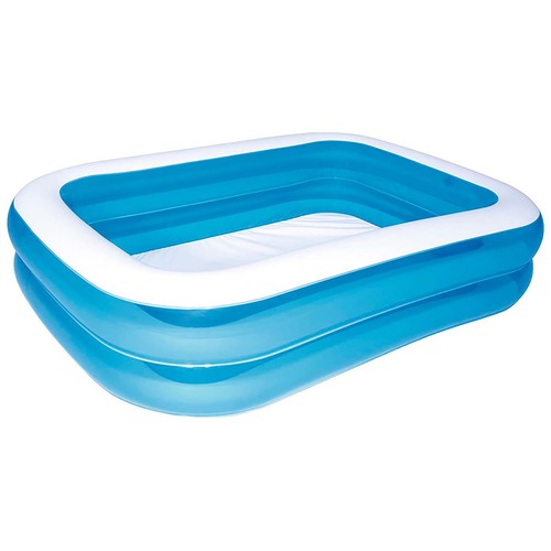 Piscina hinchable infantil rectangular, 2,11x1,32x0,46 metros, BESTWAY.