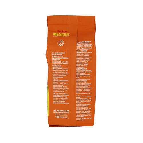 PRODUCTO ALCAMPO Café molido Mëxico 250 g.