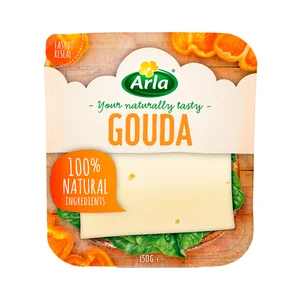 ARLA Queso en lonchas gouda 150 g.