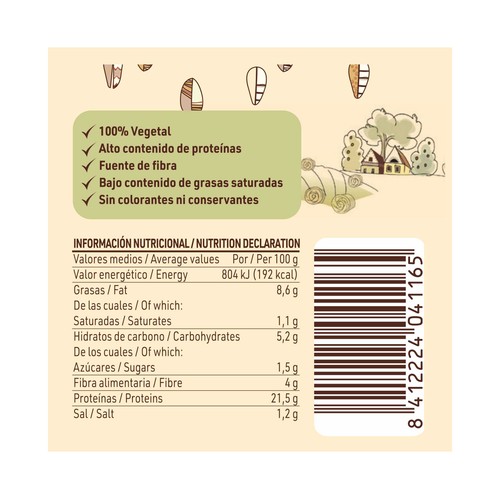DIAT RADISSON Alimento vegetal proteico (Viandina), apto para veganos 300 g.
