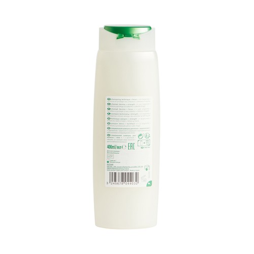 COSMIA Champú fortificante suave, para cabellos frágiles COSMIA Force + technique 400 ml.