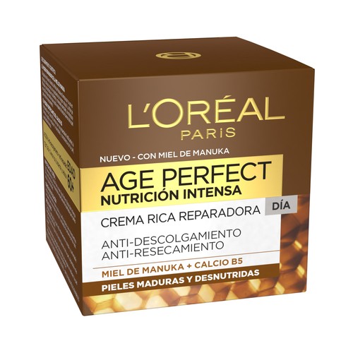 L´ORÉAL PARIS Age perfect 50 ml Crema nutrición intensa y reparadora de día, para pieles maduras y desnutridas.