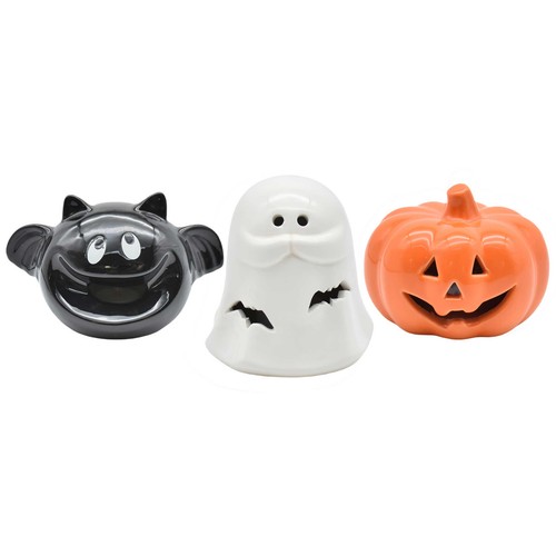Decoración cerámica Halloween, 3 diseños. ACTUEL