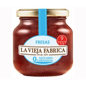 Mermelada de fresa 0% 245 g.