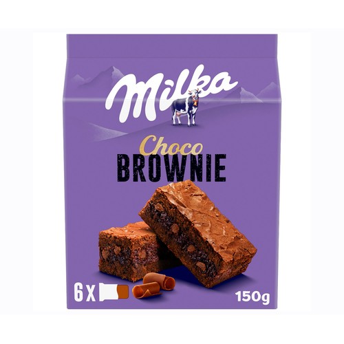 Brownies de chocolate MILKA 6 uds. x 25 g.