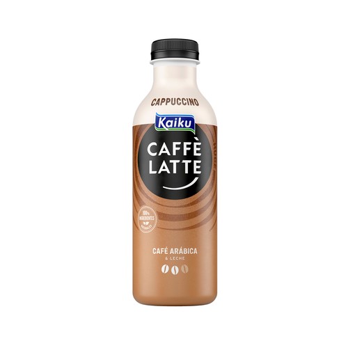 KAIKU Caffé late Bebida de café arábica, con un toque de cacao 650 ml.