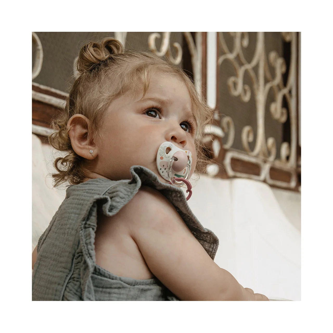 Chupete con tetina anatómica de silicona, de 0 a 6 meses 2 uds.