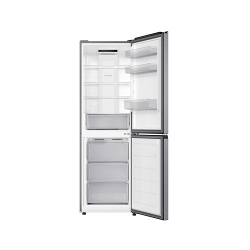 Frigorífico combi 185cm CANDY CNCQ2T6S18CX INOX, no frost, clasificación energética: C, H: 185cm A: 59,5cm, F: 59,9cm, capacidad total: 315L.