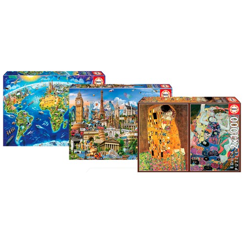 BORRAS Puzzles 2000 Piezas Surtido +14 años