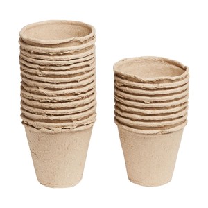 Imagen de 12 macetas de fibra redondas 8cm de diámetro, GARDEN STAR ALCAMPO.