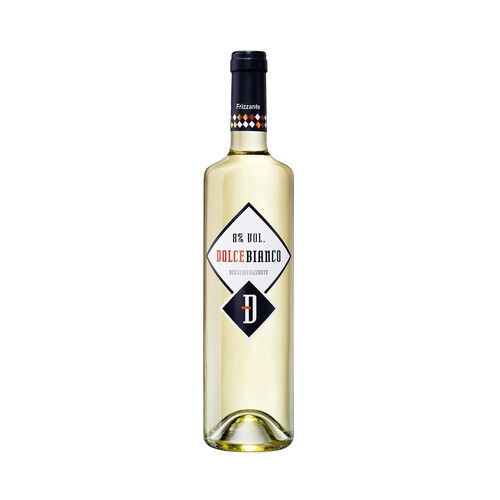 Vino blanco semidulce, verdejo frizzante DOLCE BIANCO botella de 75 cl.