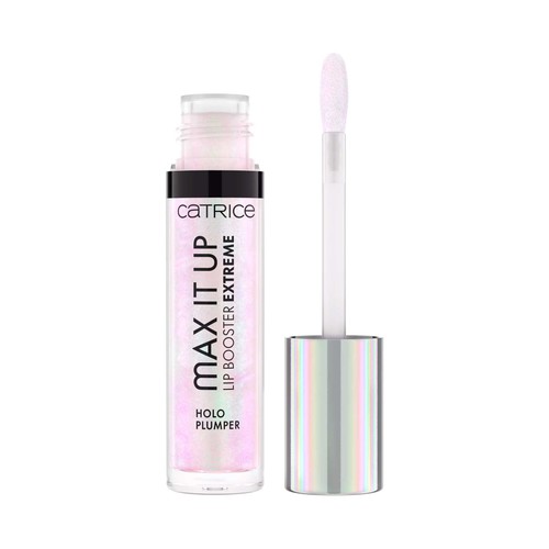 CATRICE Max it lip booster extreme tono 050 Beam me away Brillo de labios efecto brillo holográfico.