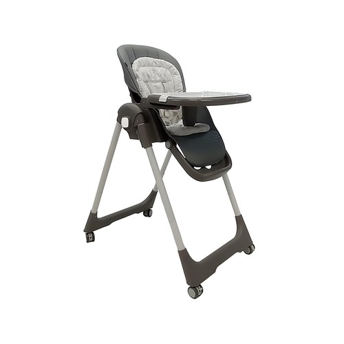 Trona con ruedas ASALVO Rice, color gris