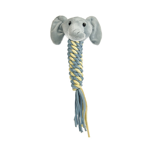 PRODUCTO ALCAMPO Juguete para perros elefante de 25 cm.