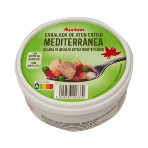 PRODUCTO ALCAMPO Ensalada de atún Mediterránea de atún PRODUCTO ALCAMPO 250 g.