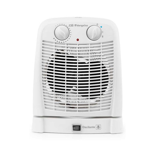Calefactor para baño ORBEGOZO FH 7001, 2000W, 2 modos, oscilante.