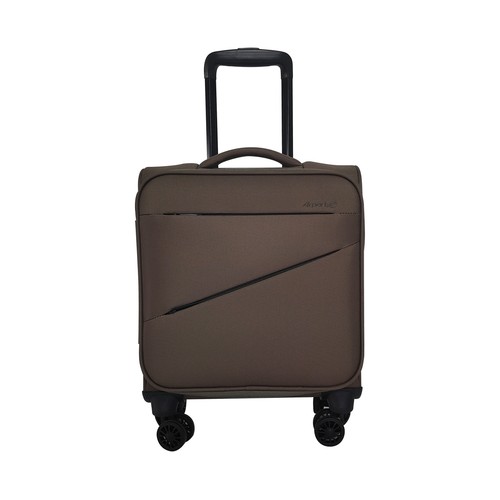 Maleta de cabina tipo trolley  soft 8 ruedas lock 45cm khaki. AIRPORT