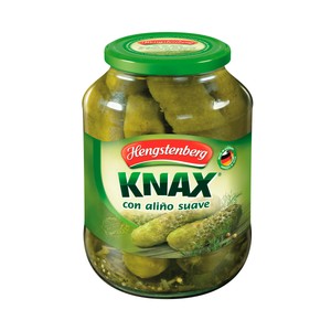 HENGSTENBERG Pepinillos grandes a las finas hierbas frasco de 850 g.