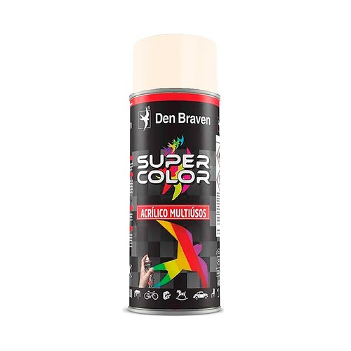 Pintura spray acrílico Blanco Marfil, RAL1014, 400 ml, BOSTIK.