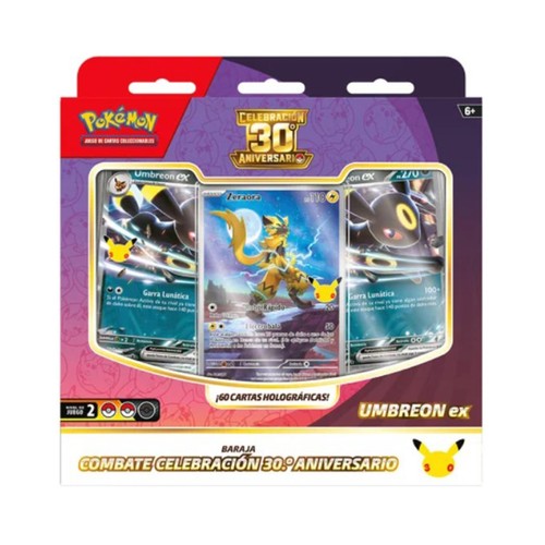 Pokémon mazo de batalla 30 aniversario, juego de cartas, POKEMON.