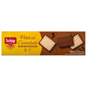 SCHÄR Galletas petit beurre cioccolato sin gluten SCHAR 130 g.