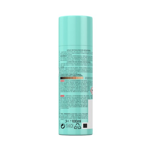 L´ORÉAL PARIS Spray instantáneo retocador de raíces y canas, color rubio L´ORÉAL PARIS Magic retouch 100 ml.